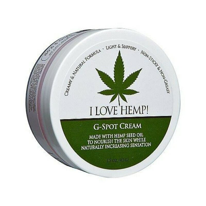 I Love Hemp G-Spot Cream Jar 42g - - Delay and Excite Sprays