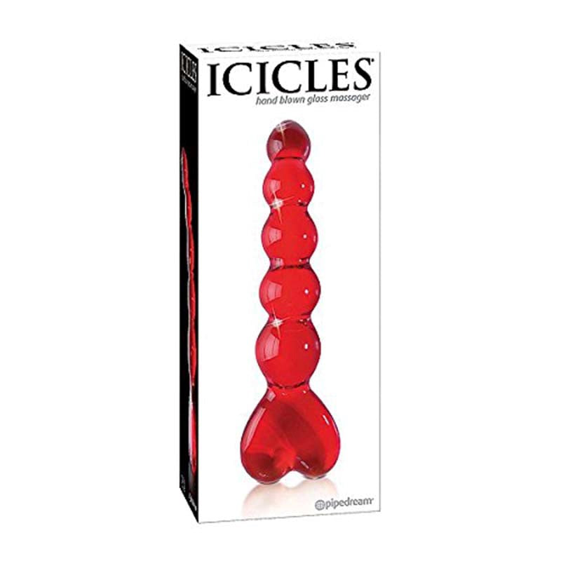 Icicles No 32 Glass Anal Beads - - Prostate Toys