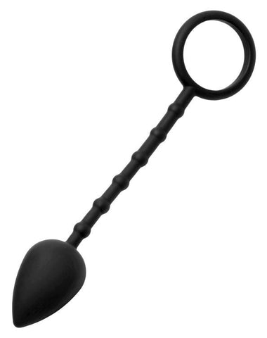 Imbed L Silicone Anal Plug and Cock Ring by XR Brands - Cock Rings