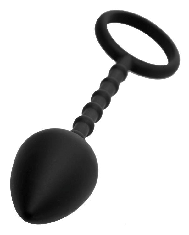 Imbed L Silicone Anal Plug and Cock Ring - - Cock Rings