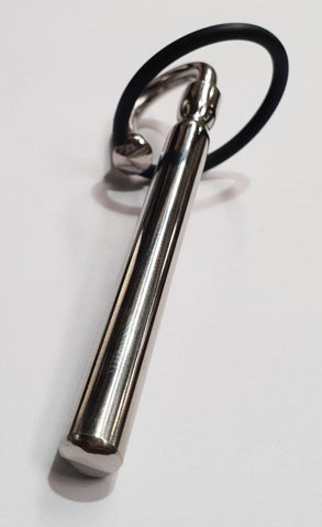 In Zone Penis Plug Stainless Steel by Hell's Couture - Penis Plugs