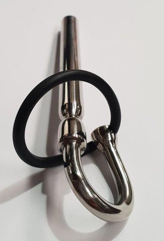 In Zone Penis Plug Stainless Steel by Hell's Couture - Penis Plugs