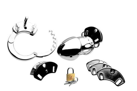 Incarcerator Adjustable Locking Chastity Cage by XR Brands - Male Chastity