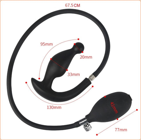 Inflatable Dildo Prostate Butt Plug by BDStyle - Butt Plugs
