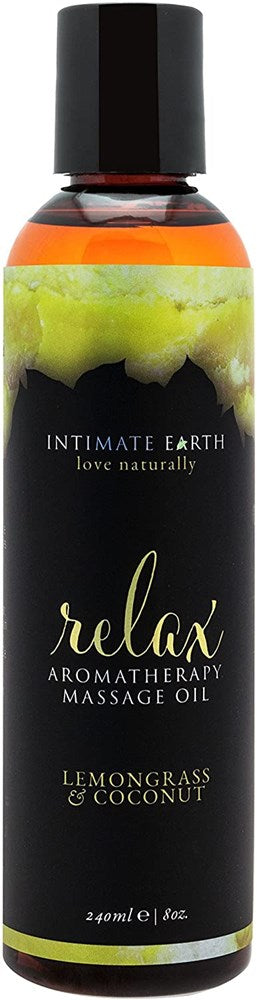 Intimate Earth Aromatherapy Massage Oil 240ml - - Water Based Lubes