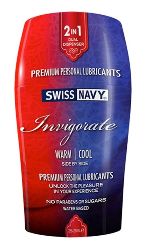 Invigorate 2-In-1 Warming and Cooling Lubricants 50ml - - Delay and Excite Sprays