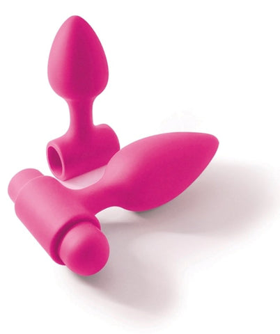 INYA Vibes-O-Spades Vibrating Butt Plugs Set of 2 - Butt Plugs