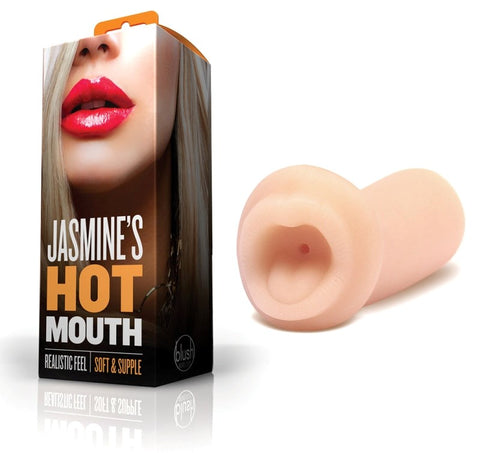 Jasmine's Hot Mouth Realistic Stroker by Blush Novelties - Masturbators and Strokers