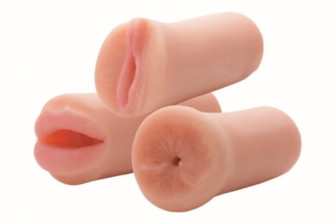 Jesse Jane Three Way Pussy Ass and Mouth Stroker Set - Masturbators and Strokers