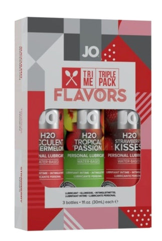 JO Tri-Me Triple Pack Flavors Various Gift Set 1 floz Lube - Water Based Lubes