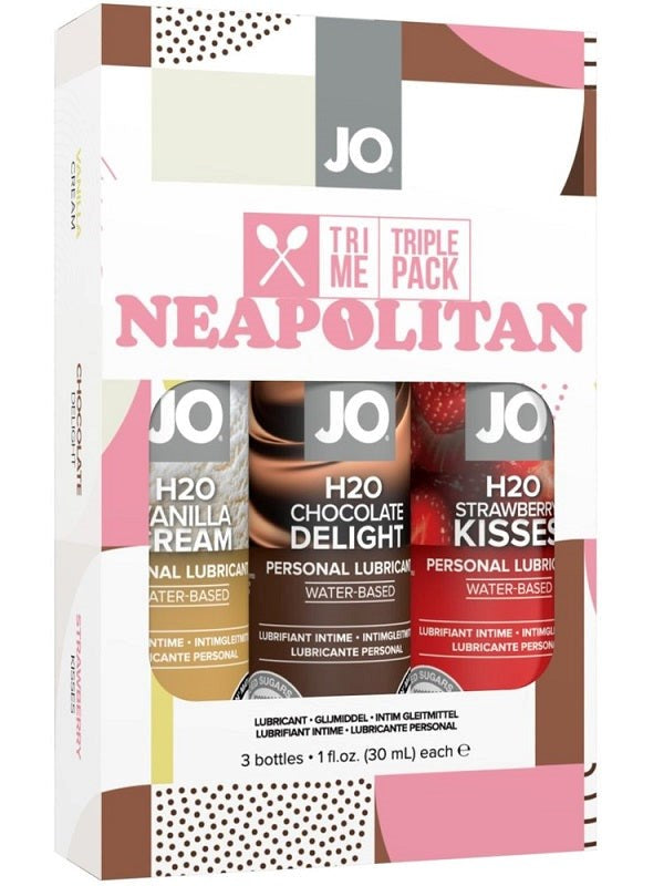 JO Tri Me Triple Pack Neapolitan - - Water Based Lubes