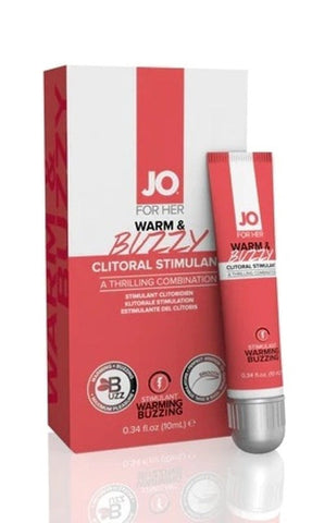 JO Warm and Buzzy Clitoral Cream by System Jo - Water Based Lubes