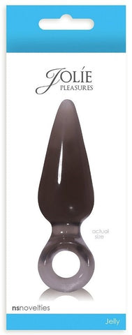 Jolie Pleasure Plug Small Charcoal by NS Novelties - Butt Plugs