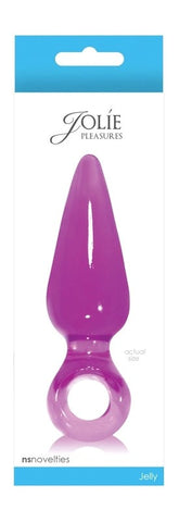 Jolie Pleasures Plug Medium Plum by NS Novelties - Butt Plugs