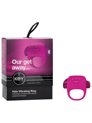 Key by Jopen Halo Vibrating Cock Ring by CalExotics - Cock Rings