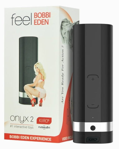 Onyx 2 Bobbi Eden Experience 26.3 cm by Kiiroo - Masturbators and Strokers