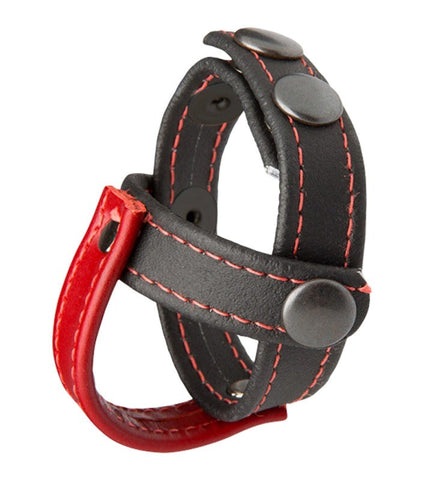 Kink Cock and Balls Sub Presenter by Doc Johnson - Stretchy Cock Rings