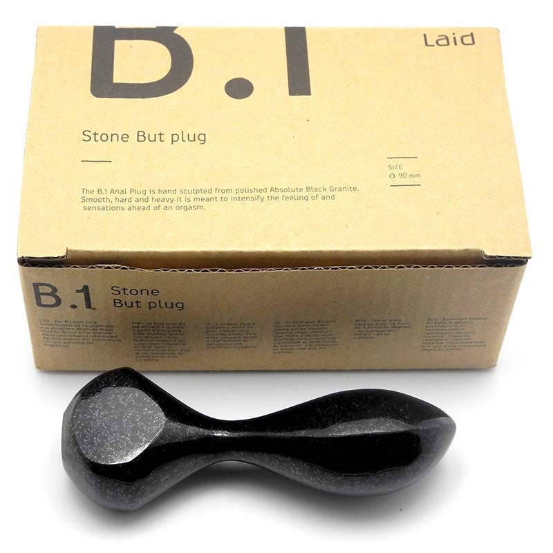 Laid B.1 Black Granite Anal Plug - - Butt Plugs