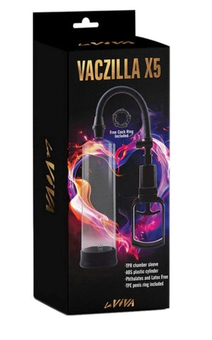 Vaczilla X5 Penis Pump by La Viva - Pumps, Extenders and Sleeves