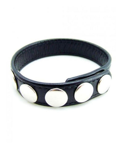 Leather Cock Rings With 5 Snap Locks by BDStyle - Cock Rings