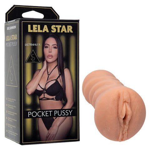 Lela Star UltraSkyn Pocket Pussy by Doc Johnson - Masturbators and Strokers