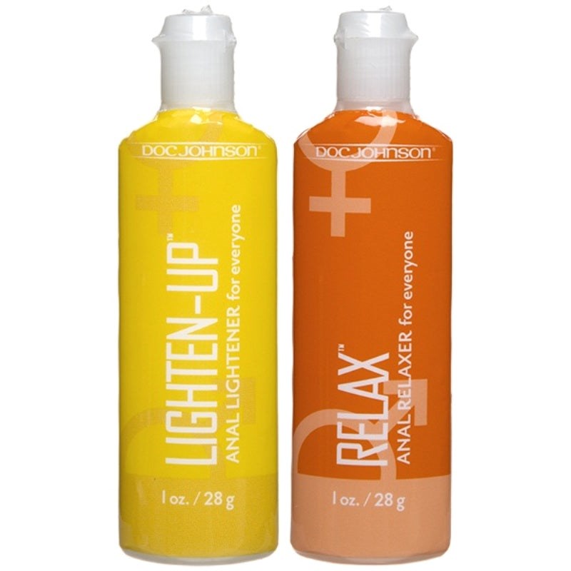 Lighten-Up + Relax 2-Pack Anal Lightener and Relaxer - - Delay and Excite Sprays