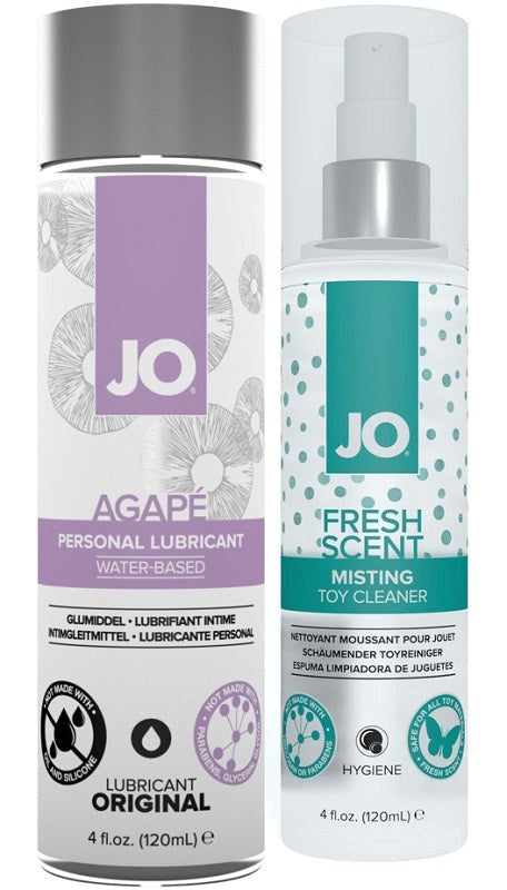 Limited Offer! Jo Agape Lubricant + Free Toy Cleaner Bundle 120m - Default Title - Water Based Lubes