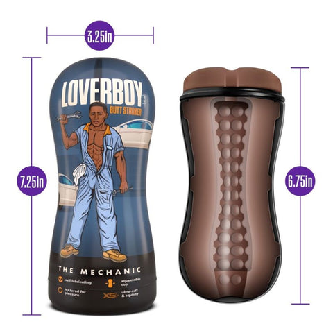 Loverboy The Mechanic Male Ass Stroker by Blush Novelties - Masturbators and Strokers