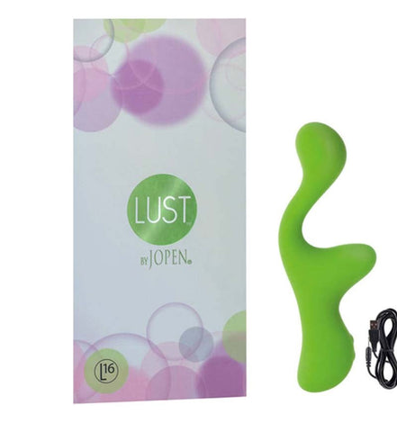 Lust by Jopen L16 Green Rabbit Vibrator by CalExotics - Prostate Toys