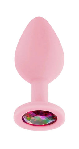 Luv Inc Jp32 Medium Jeweled Plug Pink by VVOLE LLC - Prostate Toys