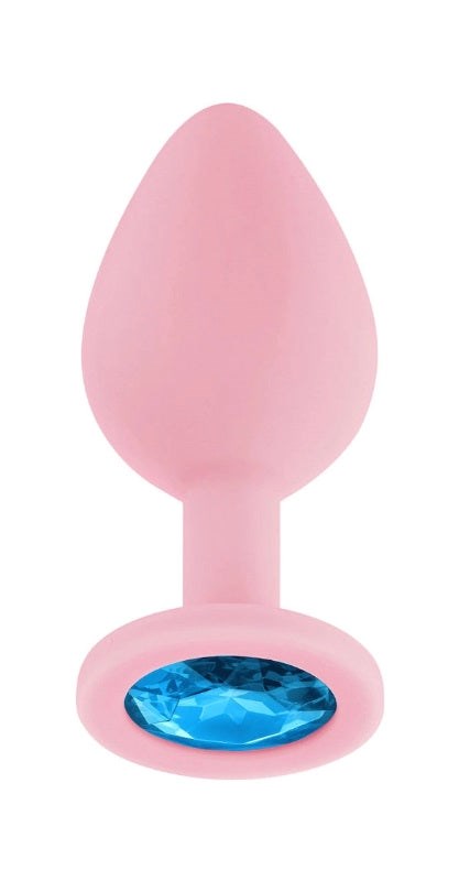 Luv Inc Jp32 Medium Jeweled Plug Pink - - Prostate Toys