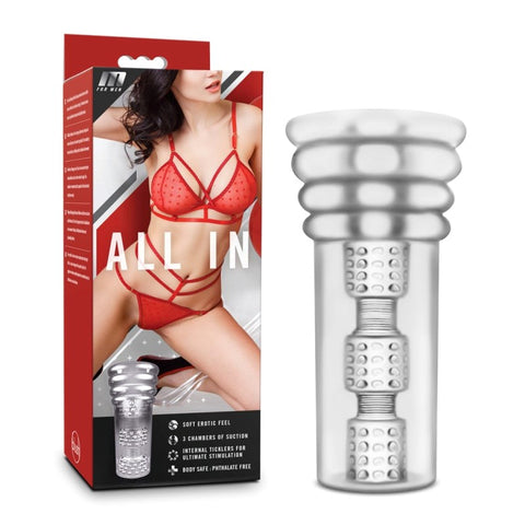 M for Men All In Masturbator by Blush Novelties - Masturbators and Strokers