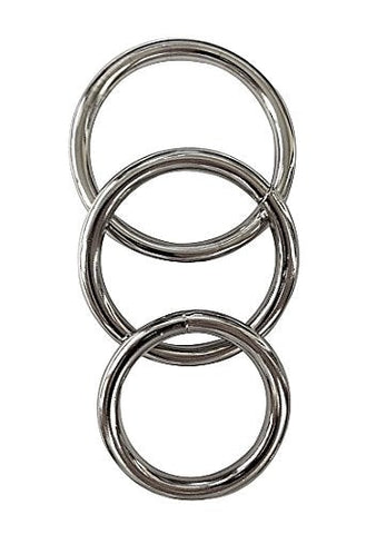 Manbound Cock Rings 3 Pack Metal by Sportsheets - Cock Rings