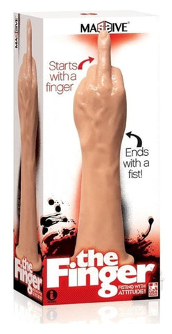 Massive The Finger 14'' Fisting Trainer Dong - Anal Dildos