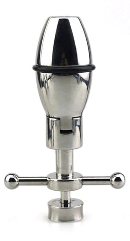 Master Series Trillium Steel Locking Anal Plug by BDStyle - Butt Plugs