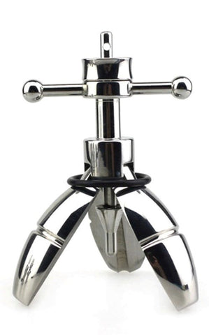 Master Series Trillium Steel Locking Anal Plug by BDStyle - Butt Plugs
