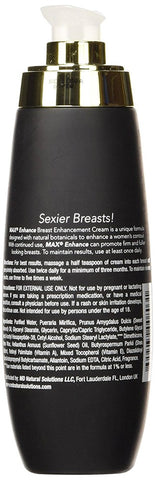 Max Enhance Breast Cream 198ml by Swiss Navy - Delay and Excite Sprays