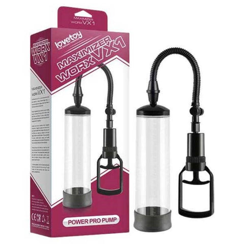 Maximizer Worx VX1 Power Pro Pump with Cock Ring - Pumps, Extenders and Sleeves