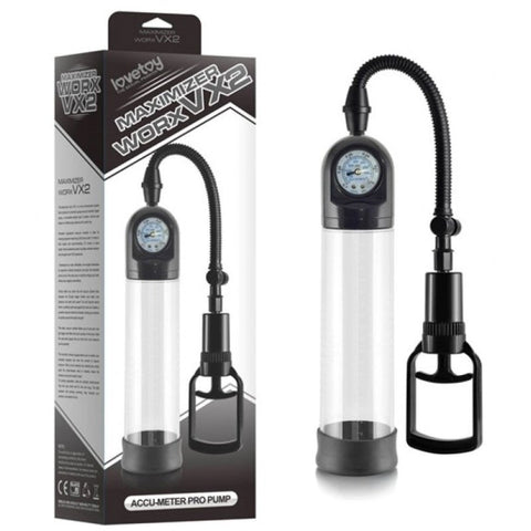 Maximizer Worx VX2 Accu-Meter Pro Penis Pump - Pumps, Extenders and Sleeves