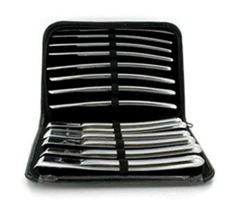 Medical Sex Flat End Urethral Sound Kit by Hell's Couture - Penis Plugs
