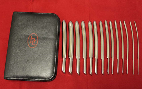 Medical Sex Flat End Urethral Sound Kit by Hell's Couture - Penis Plugs