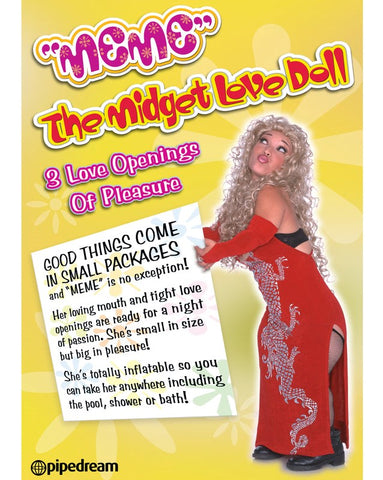 Meme The Midget Inflatable Love Doll by Pipedream - Love Dolls