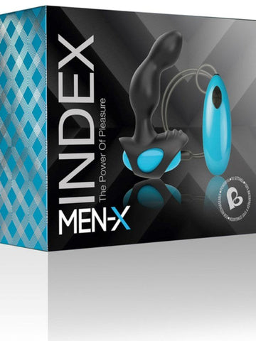 Men X Index Black And Blue 3.5 inches by Rocks Off - Prostate Toys