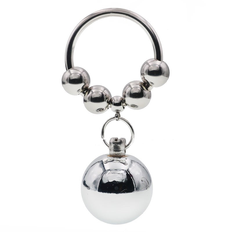 Metal Testicle Weight Hanger - 1 Ball - Large - Cock Rings