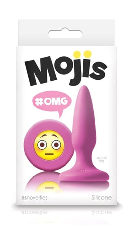 Mojis Omg Silicone Plug Pink by NS Novelties - Butt Plugs