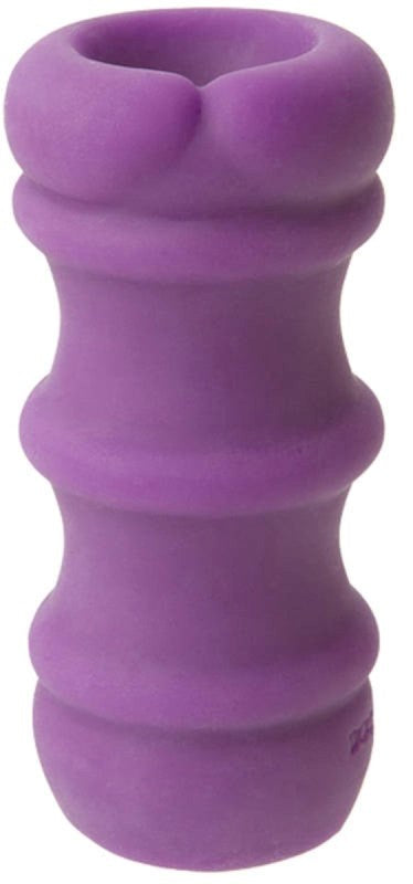 Mood Pleaser Thick Ribs Purple - - Masturbators and Strokers