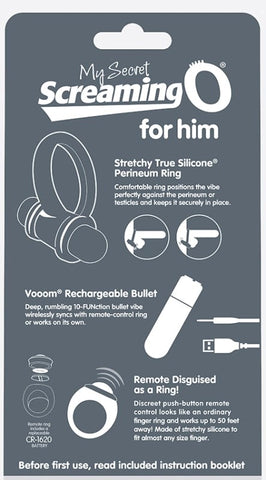 Rechargeable Vibrating Cock Ring Set by Screaming O - Cock Rings