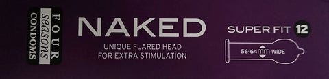 Naked Super Fit Condoms 12 Pack by Four Seasons - Condoms