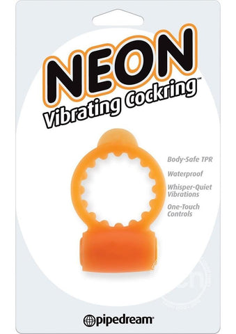 Neon Stretchy and Vibrating Cock Ring by Pipedream - Cock Rings