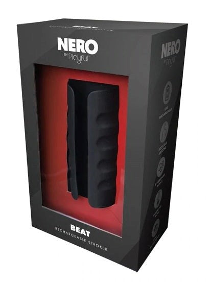 Nero by Playful Beat Rechargeable Stroker - - Masturbators and Strokers